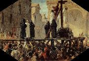 The Execution of Savonarola Stefano Ussi